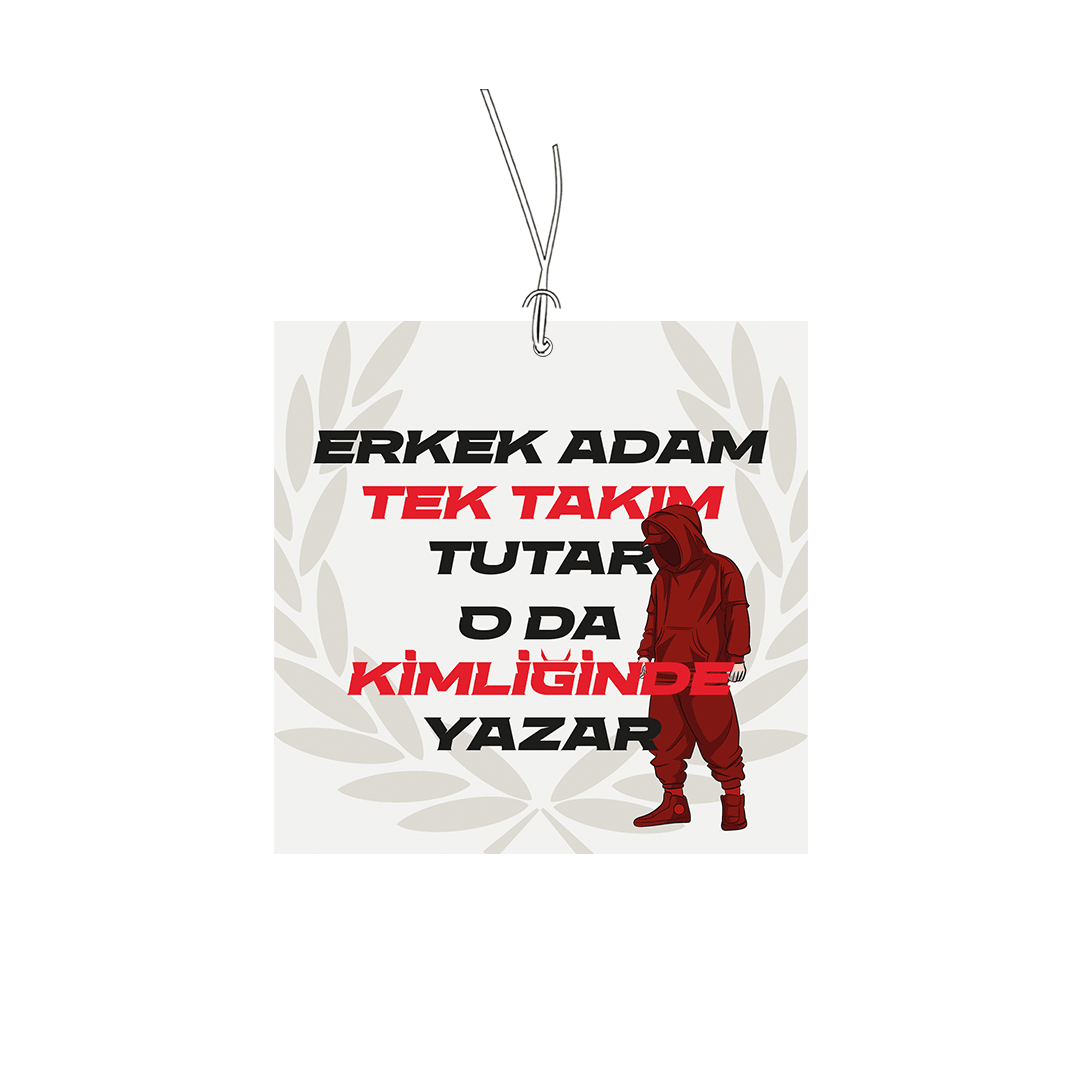 Erkek Adam Tek Takım Tutar Koku Dekoru | Taraftar Kokuları