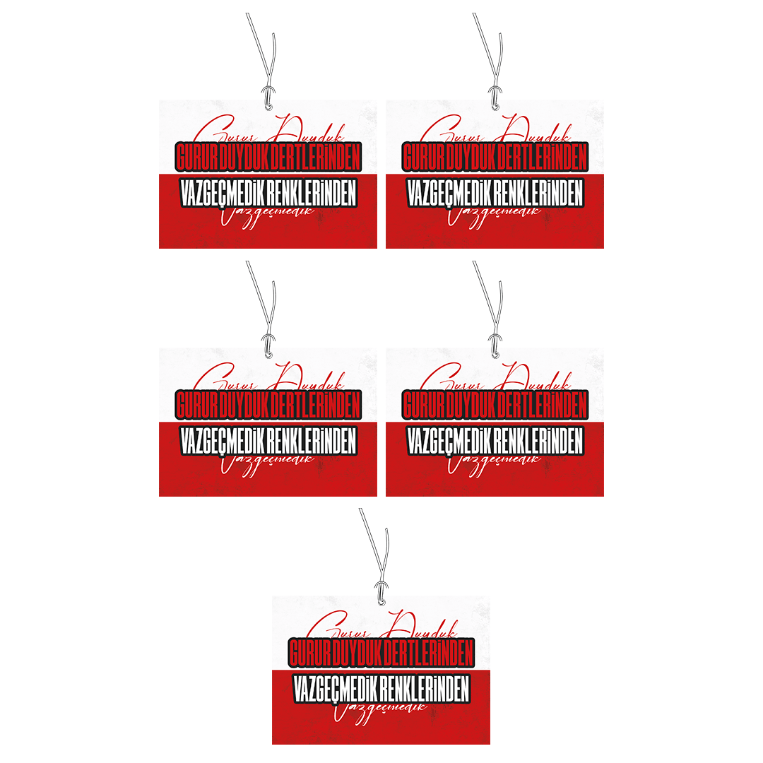 Gurur Duyduk Dertlerinden Beşli Koku Dekoru Paketi | Taraftar Kokuları