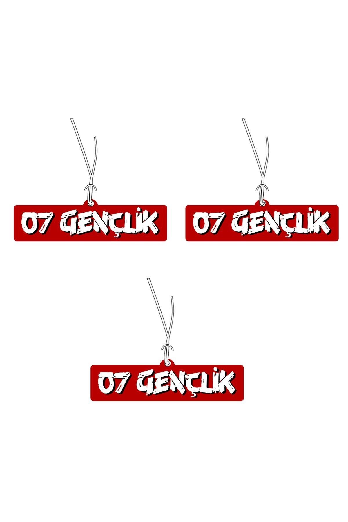 07 GENÇLİK Tasarımlı Oto Kokusu Ve Aksesuarı 3'lü