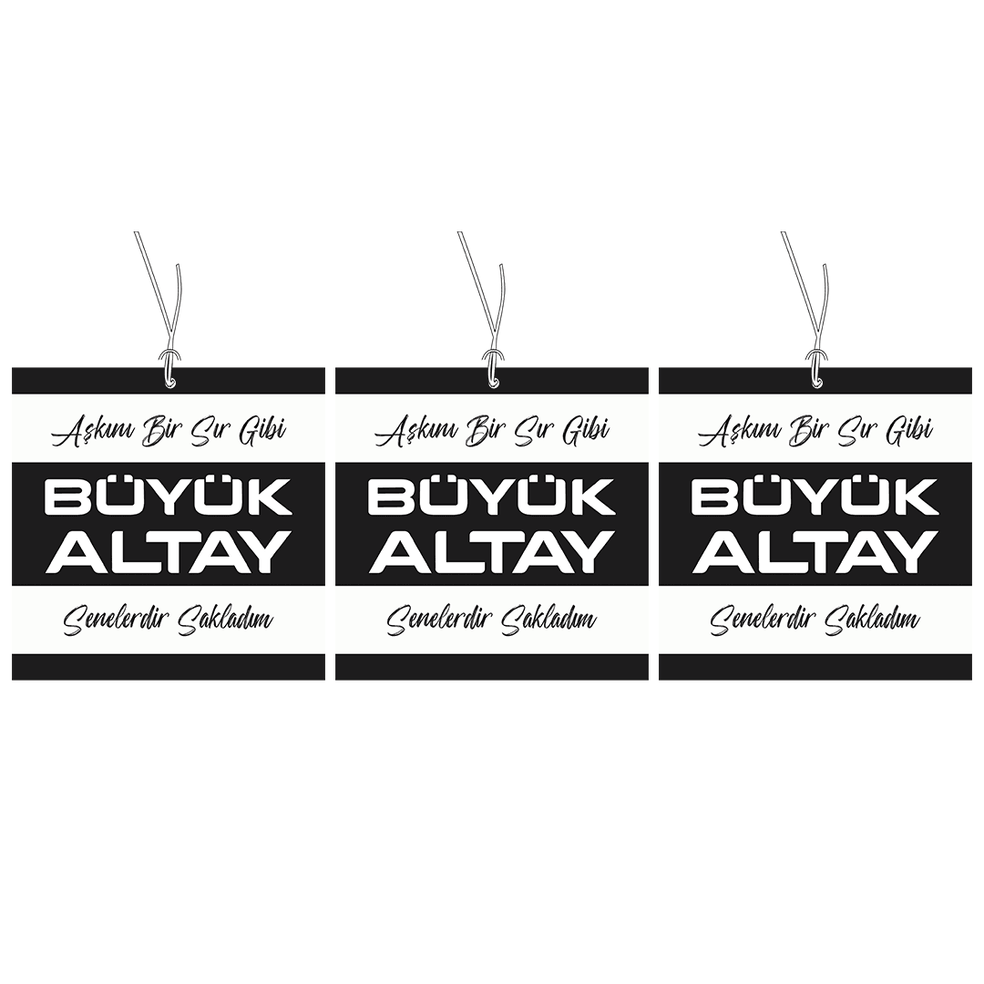 Büyük Altay Üçlü Koku Dekoru | Taraftar Kokuları