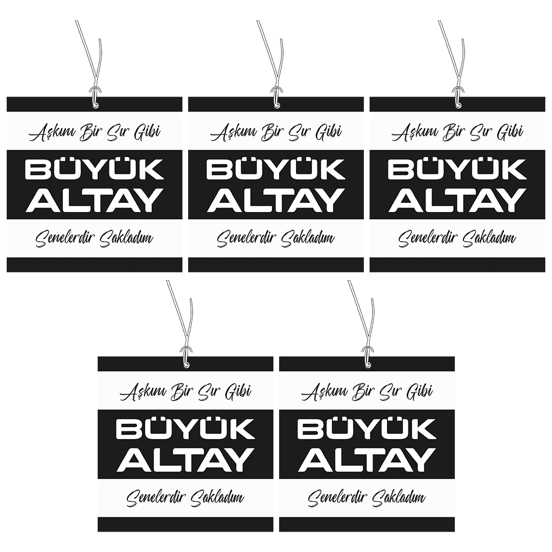 Büyük Altay Beşli Koku Dekoru | Taraftar Kokuları