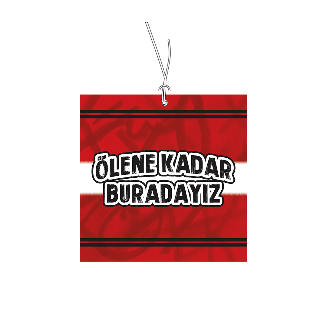 Ölene Kadar Buradayız Koku Dekoru Tekli Paket | Taraftar Kokuları