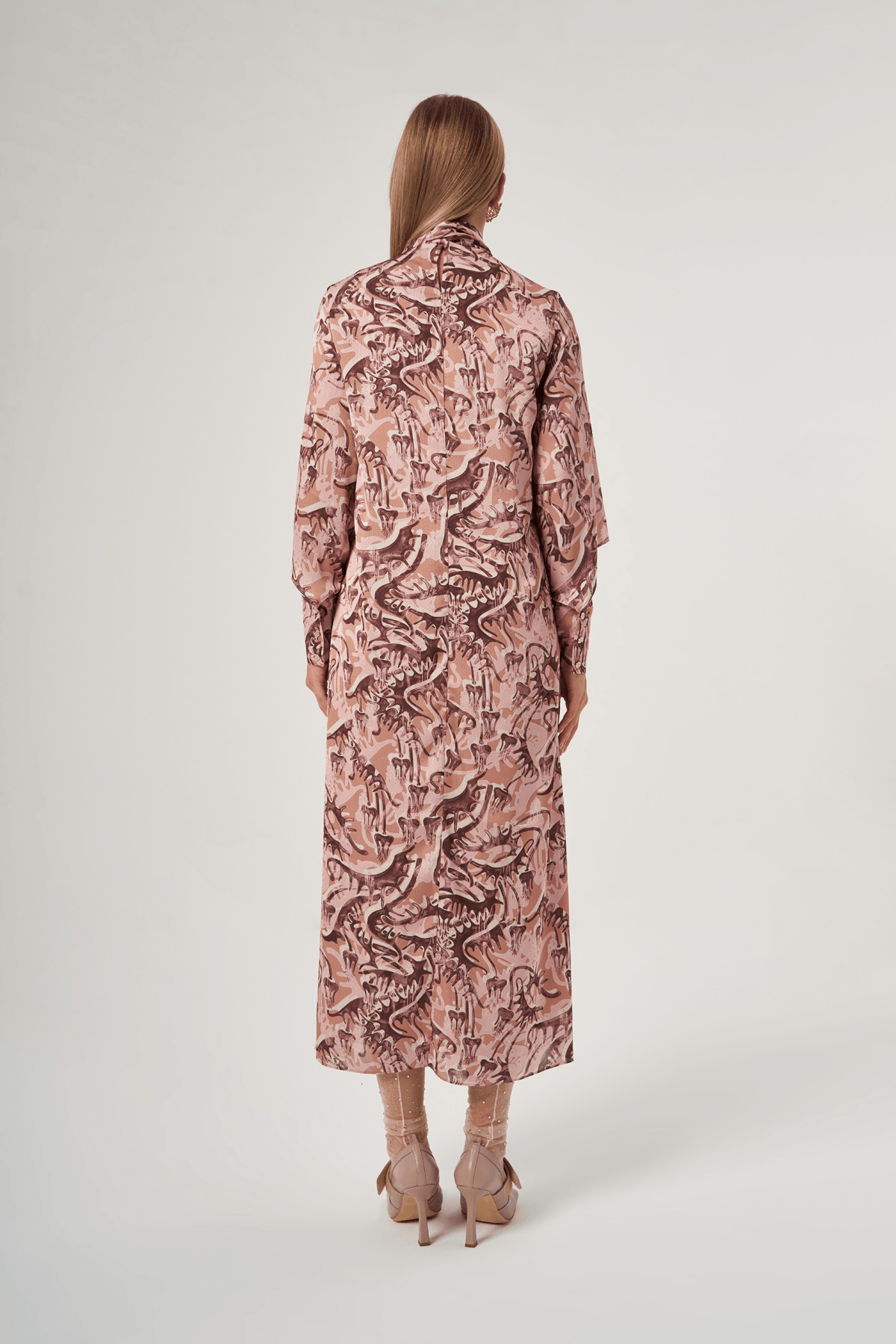 Fular Detaylı Elbise 2803