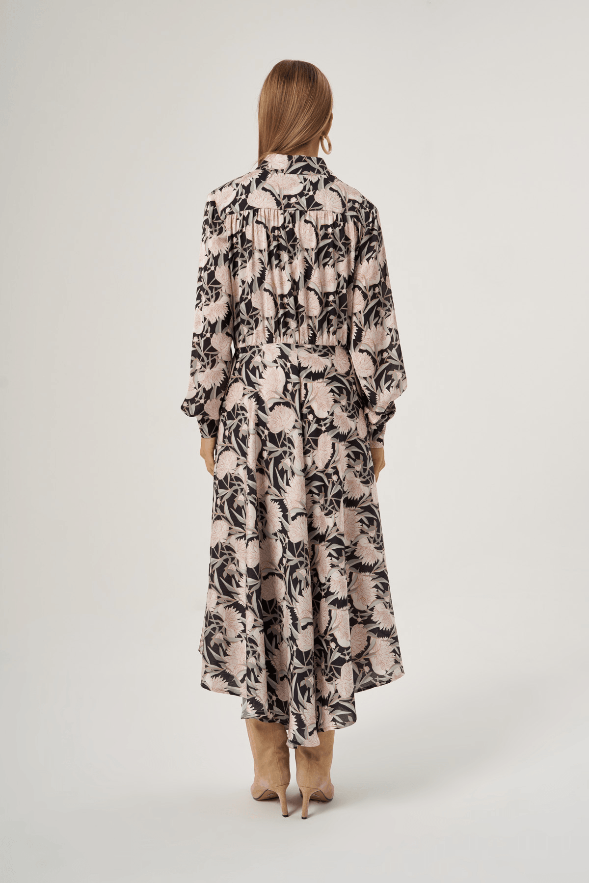 Çiçek Desenli Elbise 2806