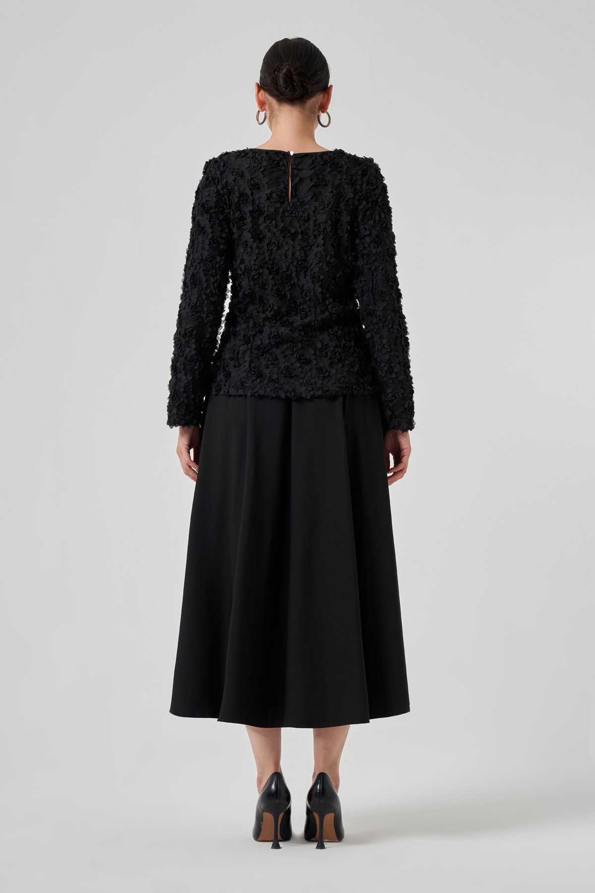 Çiçek Brode Detaylı Elbise 2028