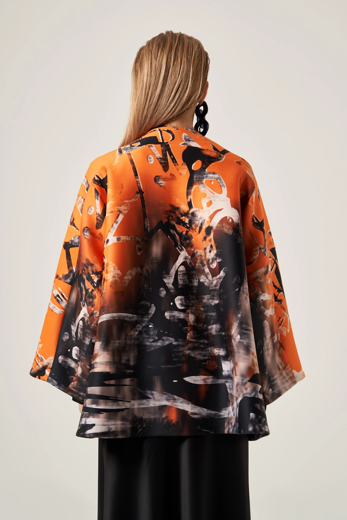 Desenli Kısa Mont 1806