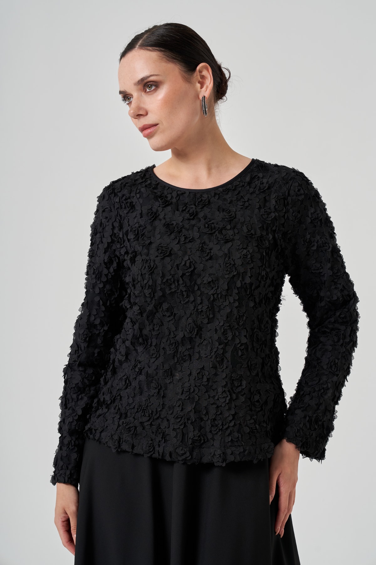 Çiçek Brode Detaylı Elbise 2028