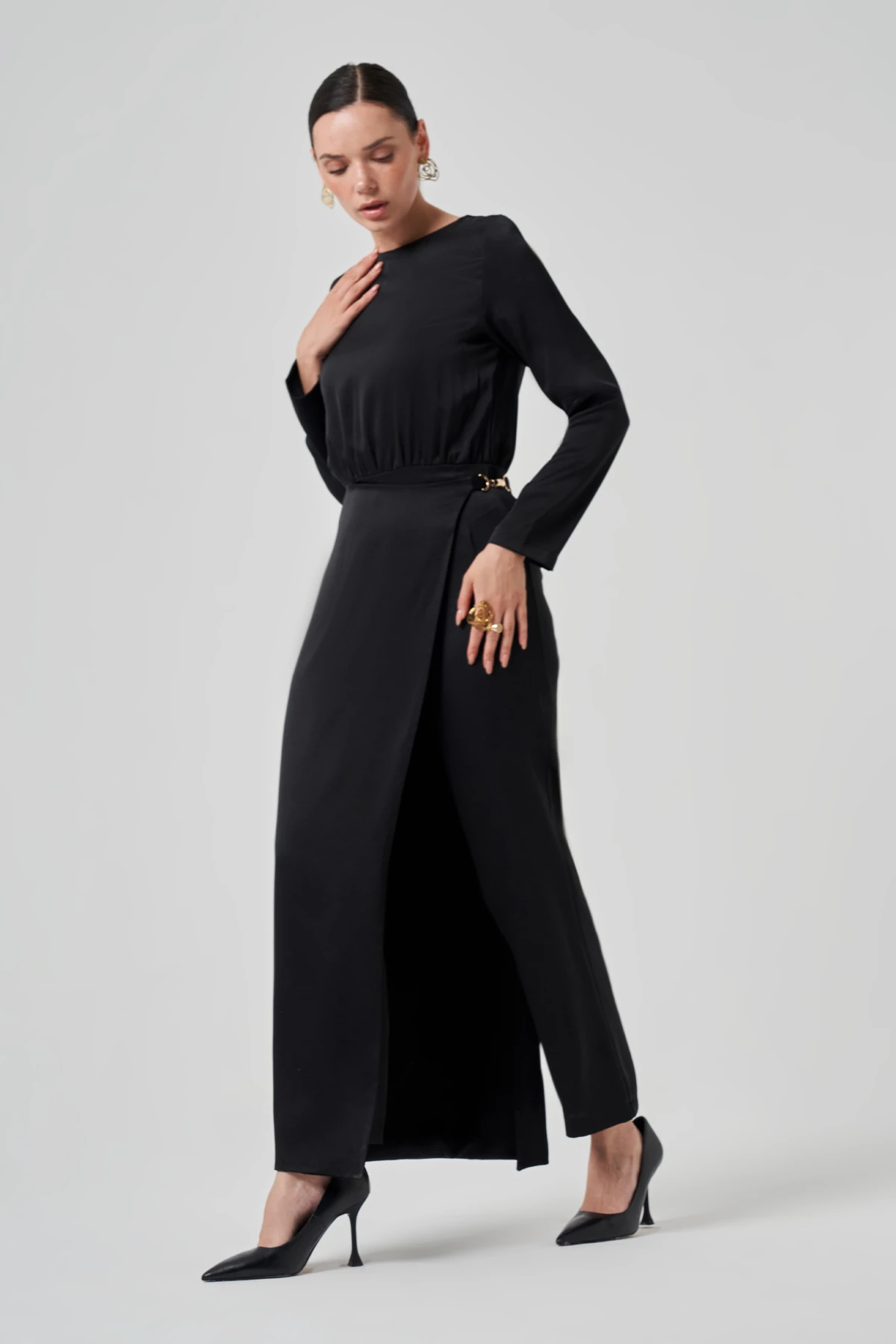 Elbise Görünümlü Tulum 5204