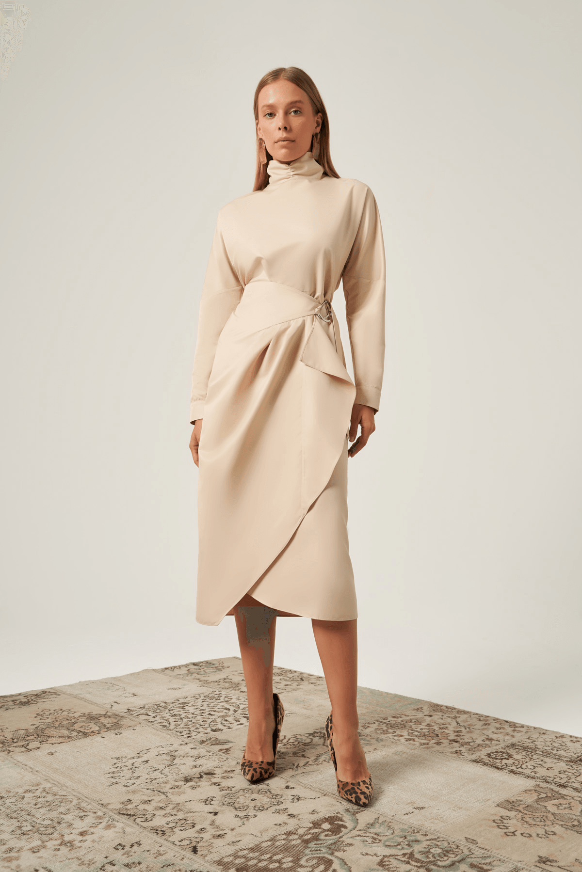 Hakim Yakalı Anvelop Elbise 2817