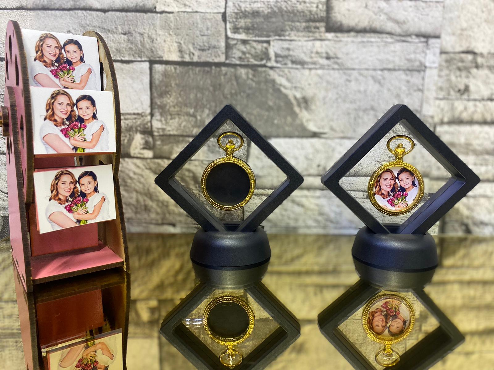 Madalyon ısı kolye ( Gold Renk )