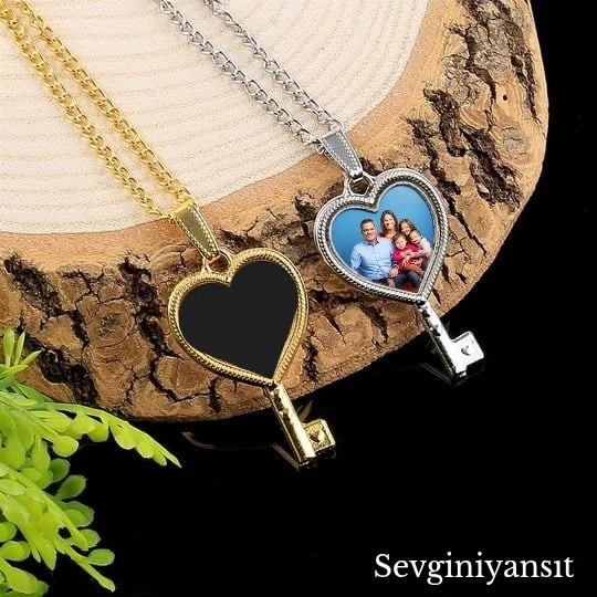 Kalbimin Anahtarı Isı Kolye 