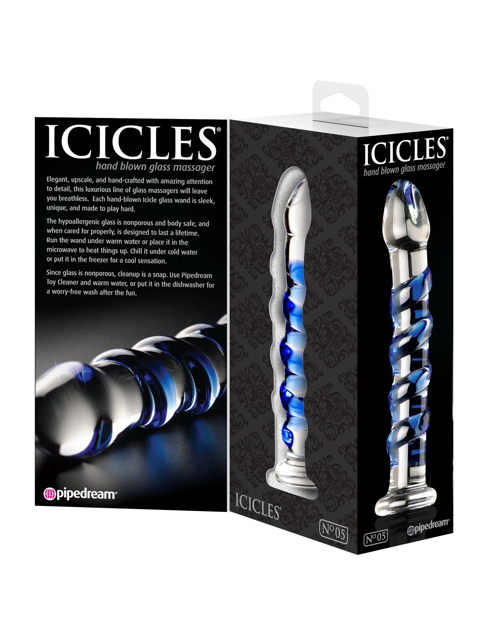 ICICLES ŞEFFAF CAM DİLDO