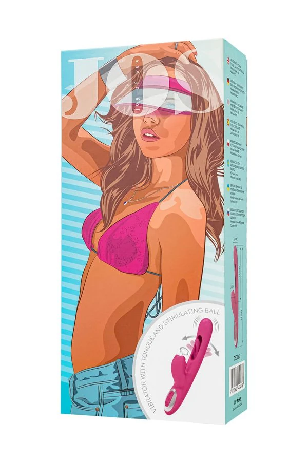 MONTI TOP BAŞLIKLI VE DARBE ETKİLİ KLİTORİS UYARICI VİBRATÖR DİLDO