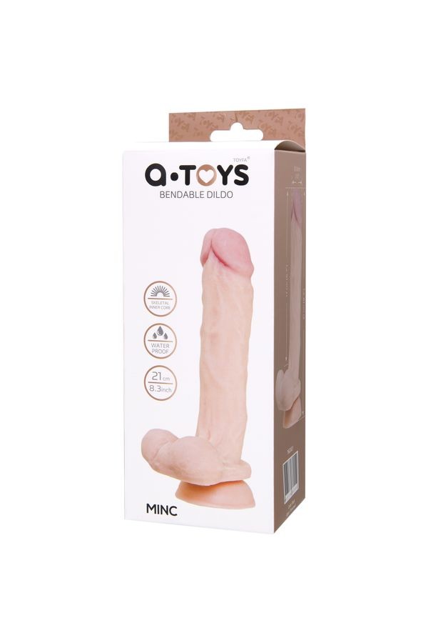 MINC BÜKÜLEBİLİR GERÇEKÇİ DİLDO (21CM)