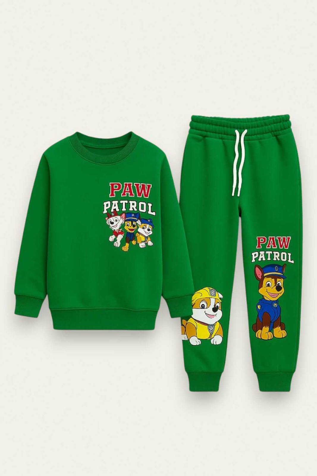 Paw Patrol Yeşil Kışlık Takım 