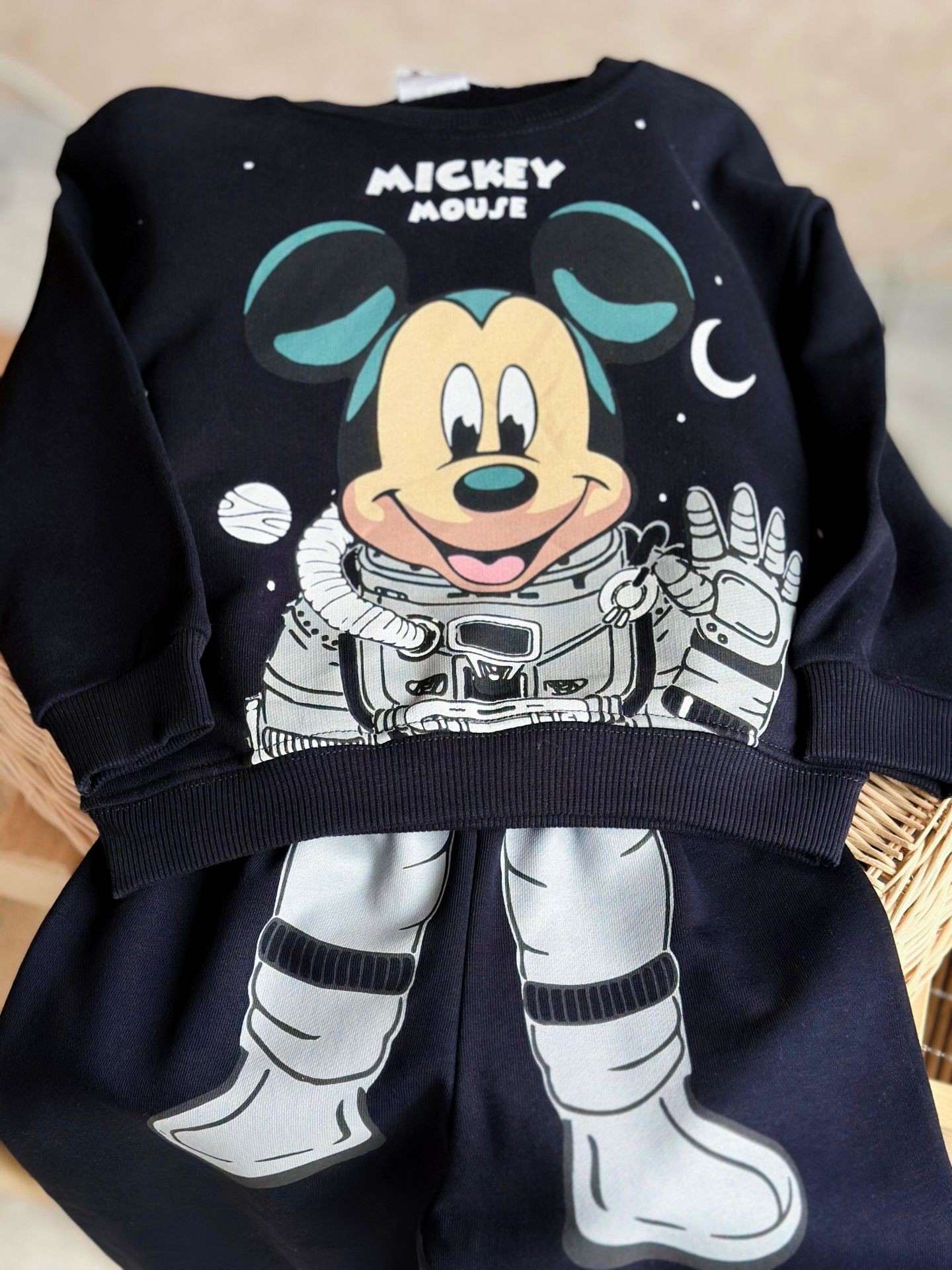 Mickey Mouse Astronot Baskılı Takım