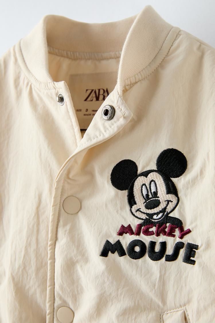 Mickey Mouse Astarlı Dolgulu Mont
