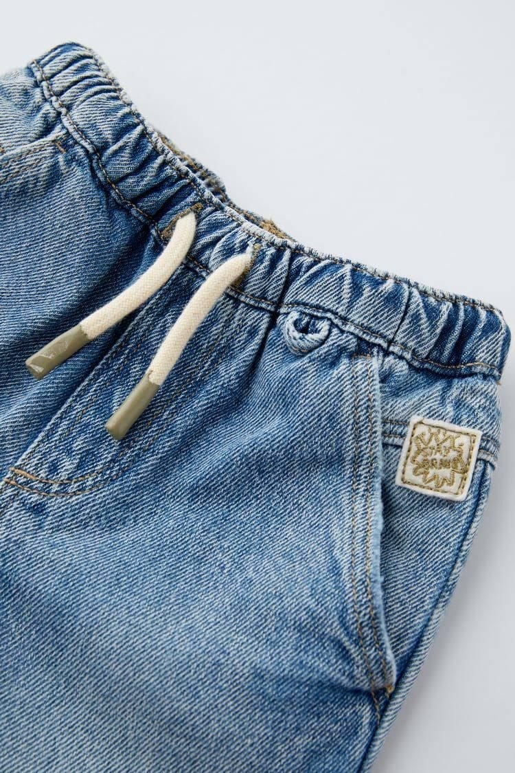 Büzgü İpli Jogger Kot Pantolon