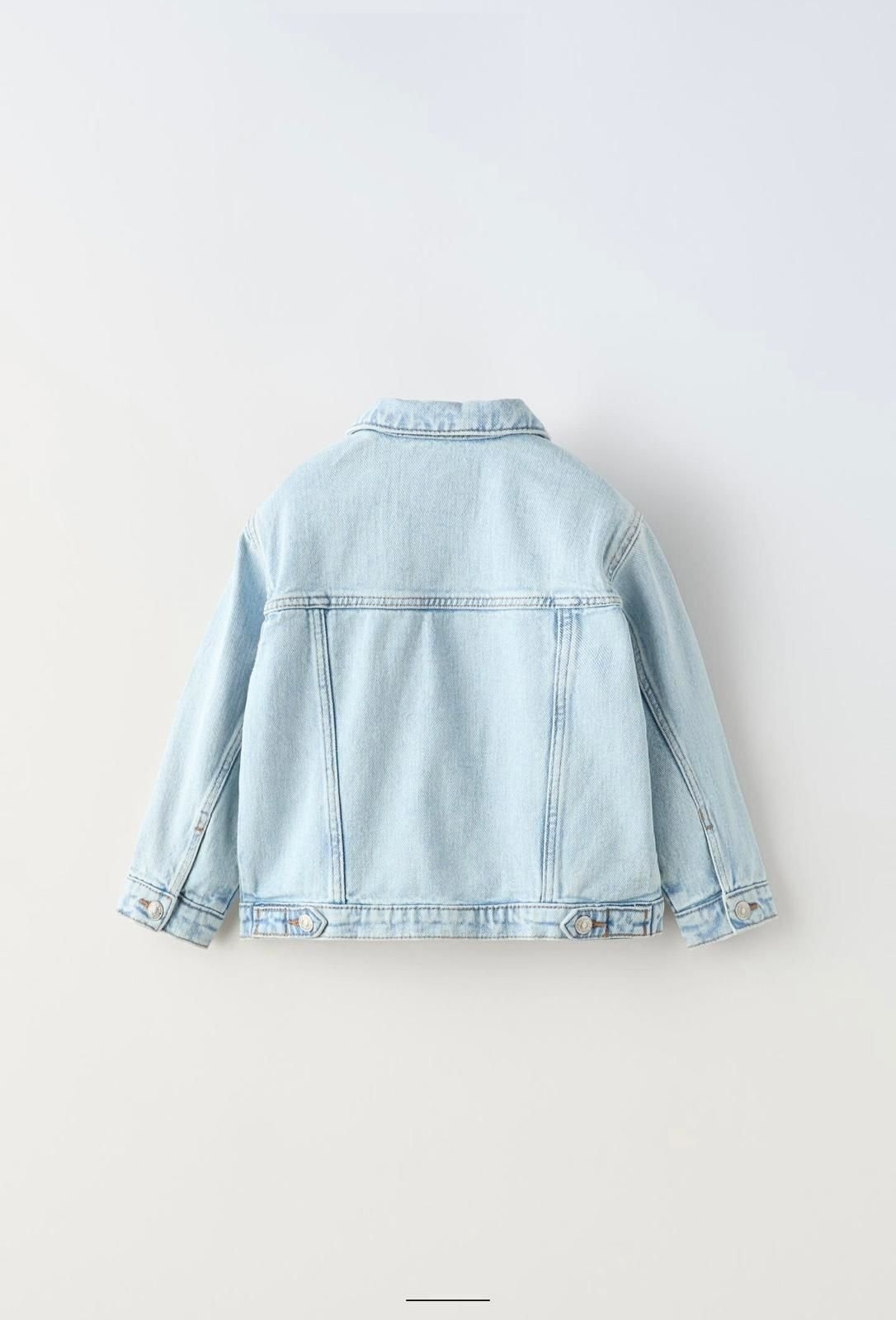 Çıt Çıt Düğmeli Unisex Kot Ceket