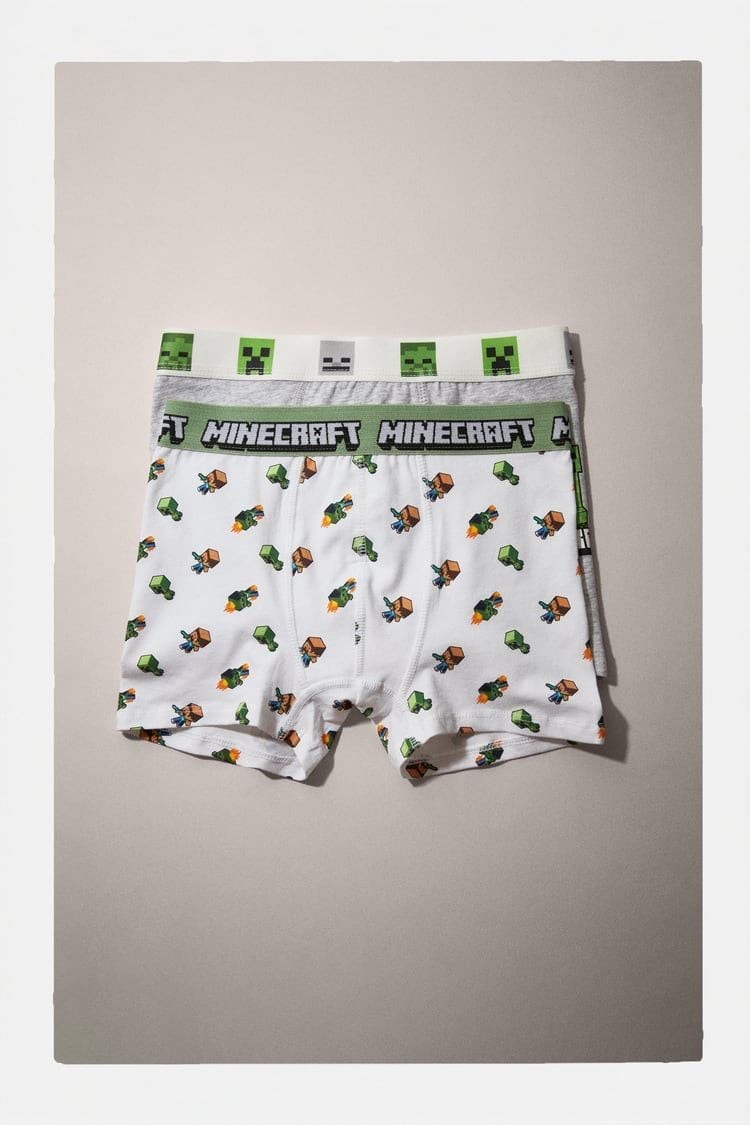 Minecraft 2'li Boxer Set