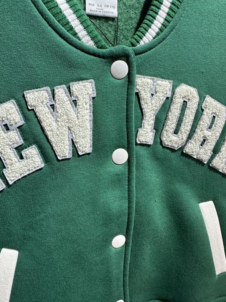Yeşil New York Kolej Ceketi