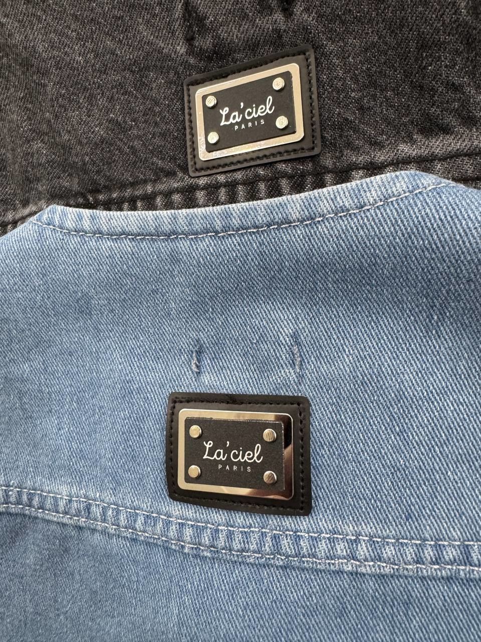 La'ciel Paris Unisex Mavi Kot Yelek