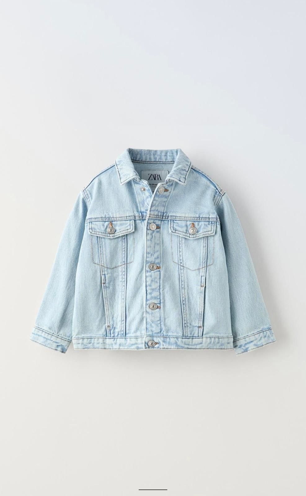Çıt Çıt Düğmeli Unisex Kot Ceket