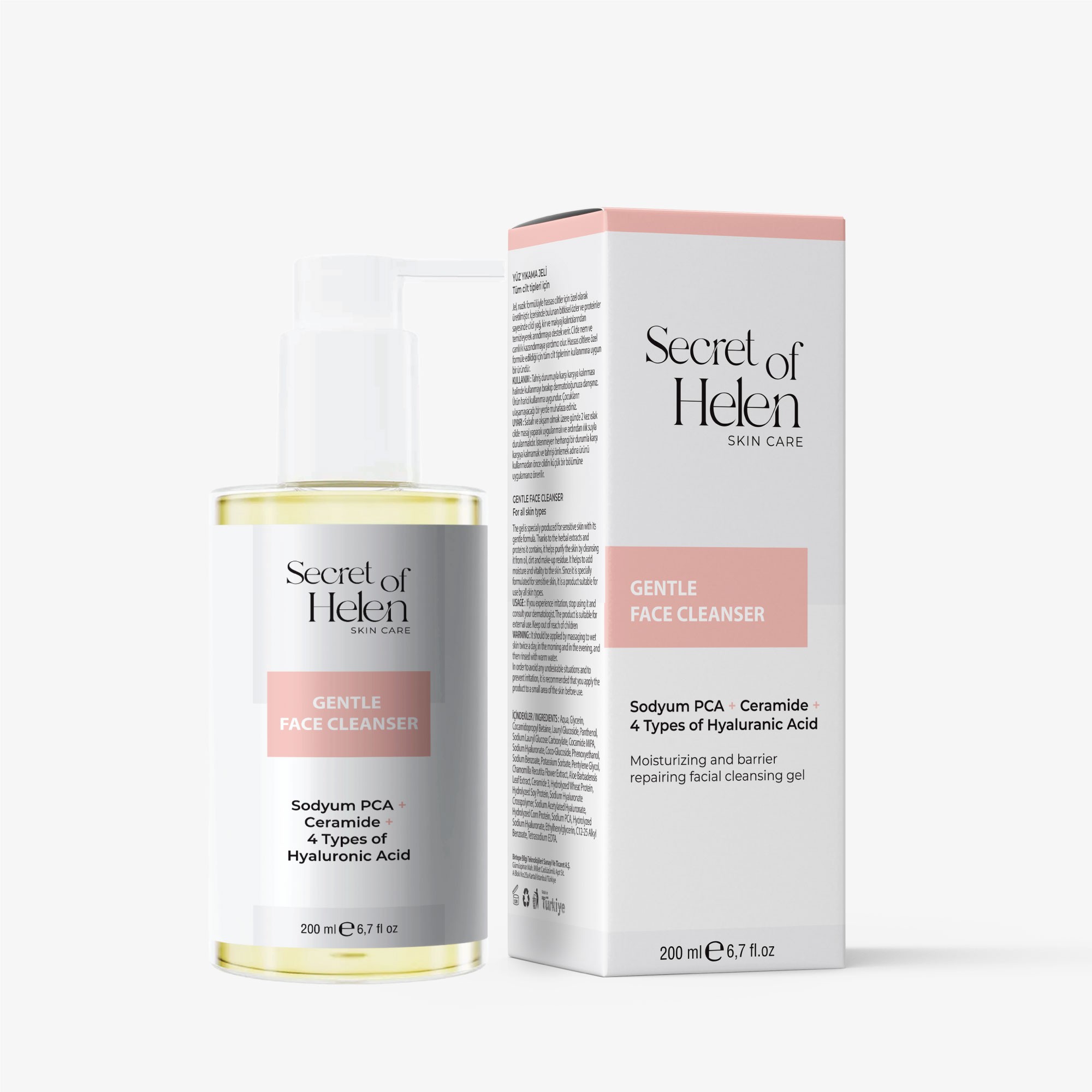 Yüz Temizleme Jeli 200ml | Nemlendirici, Bariyer Onarıcı