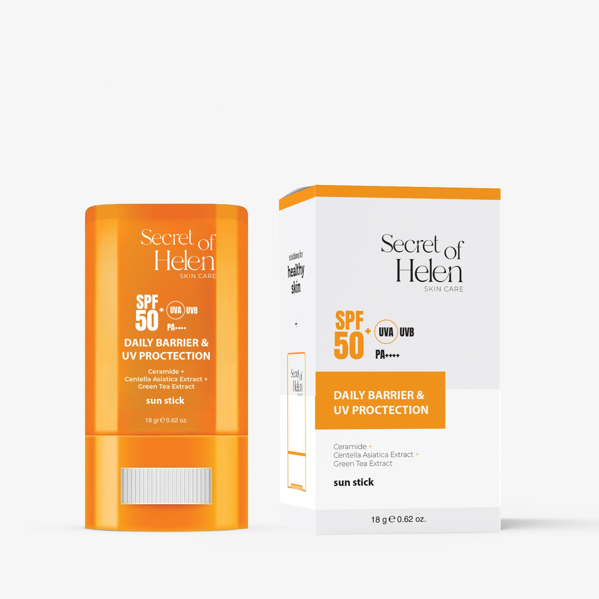 SPF 50+ Stick Güneş Kremi 18 g | Yüksek Korumalı, Yeni Nesil Filtreli, Suya Dayanıklı 