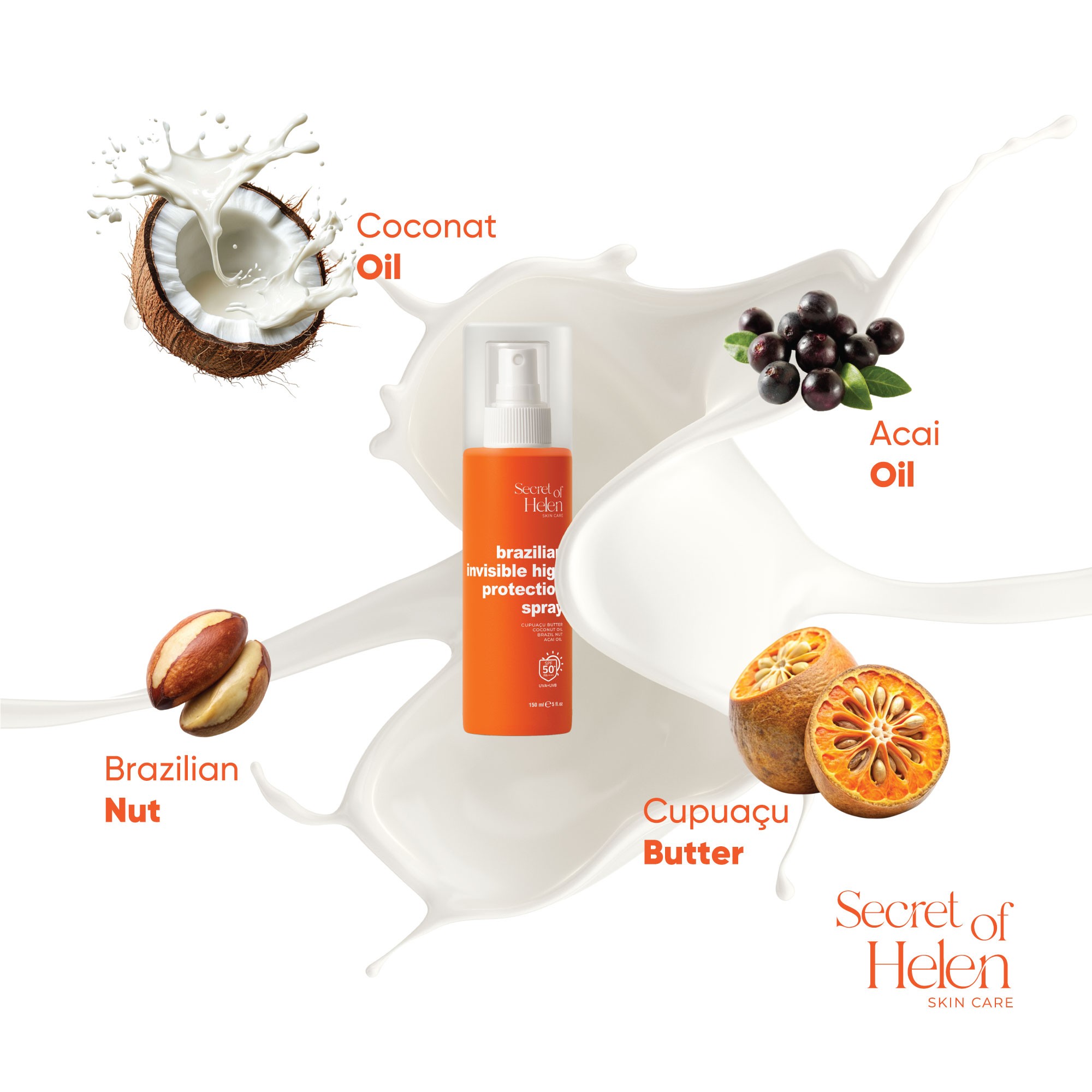Brazilian Yüksek Koruma Sağlayan Güneş Spreyi 150ml
