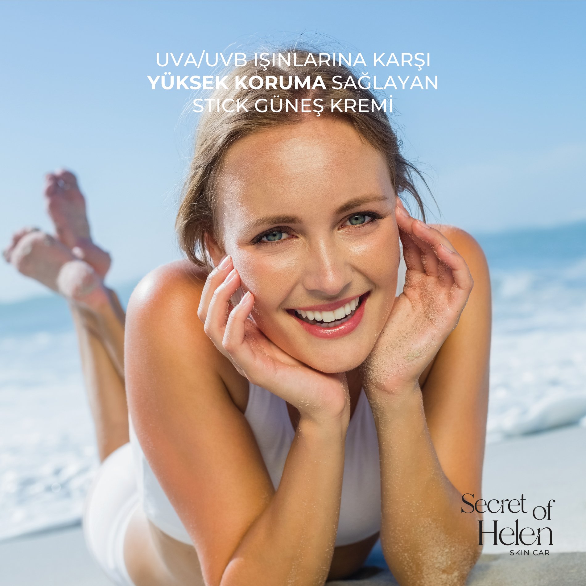 SPF 50+ Stick Güneş Kremi 18 g | Yüksek Korumalı, Yeni Nesil Filtreli, Suya Dayanıklı 