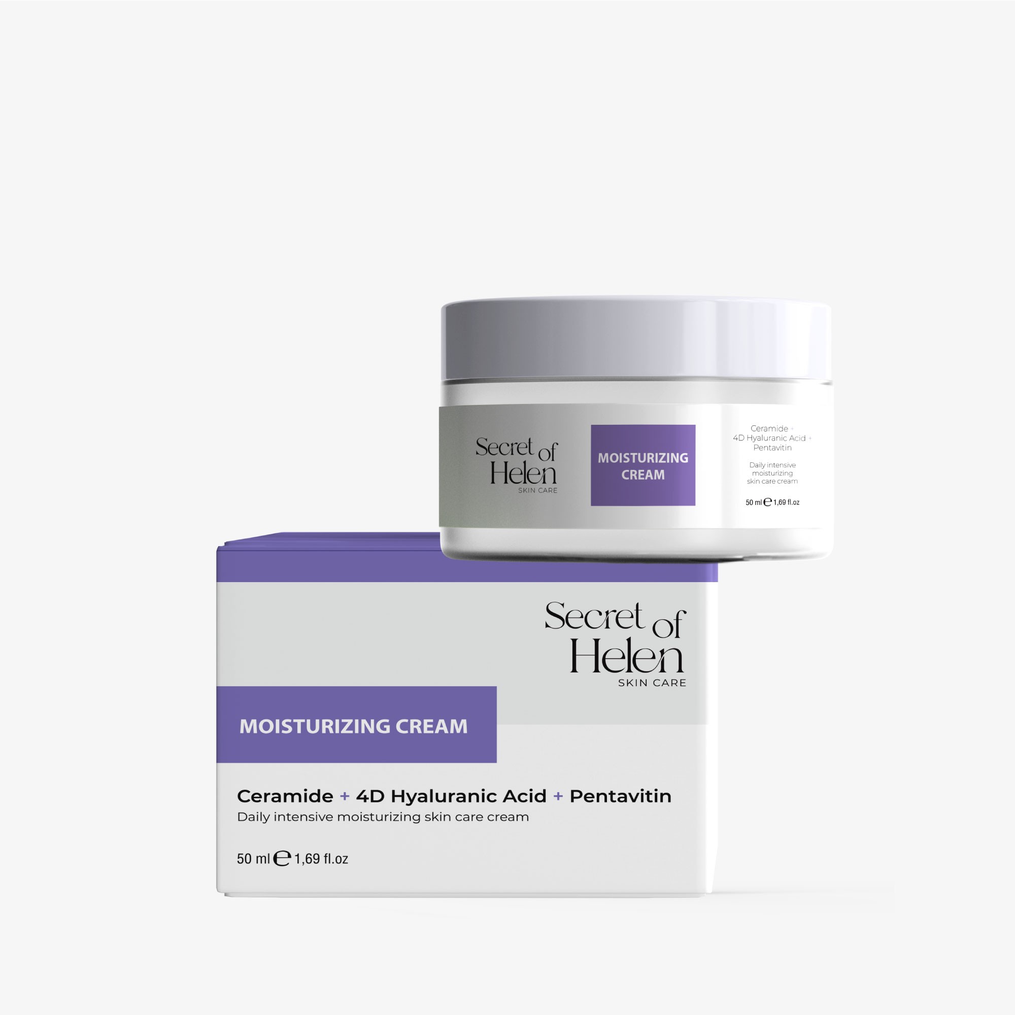 Nemlendirici Yüz Kremi 50 ml | 24 Saat Etkili Cilt Bakım Kremi