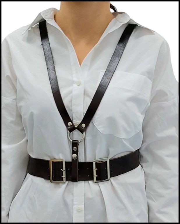 Harness Kemer, Tak-Çıkar Askılı, Siyah