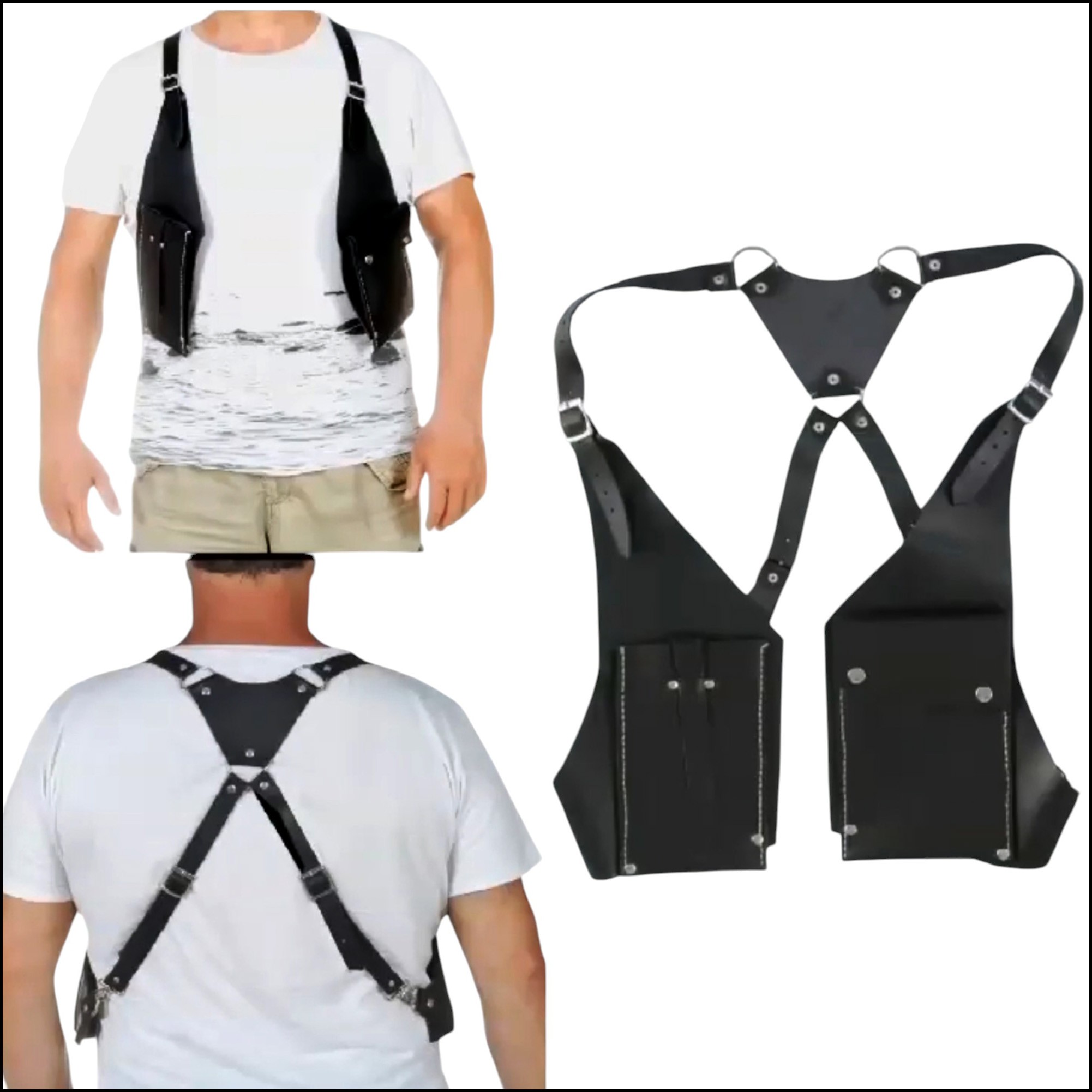 Holster, Siyah Deri 
