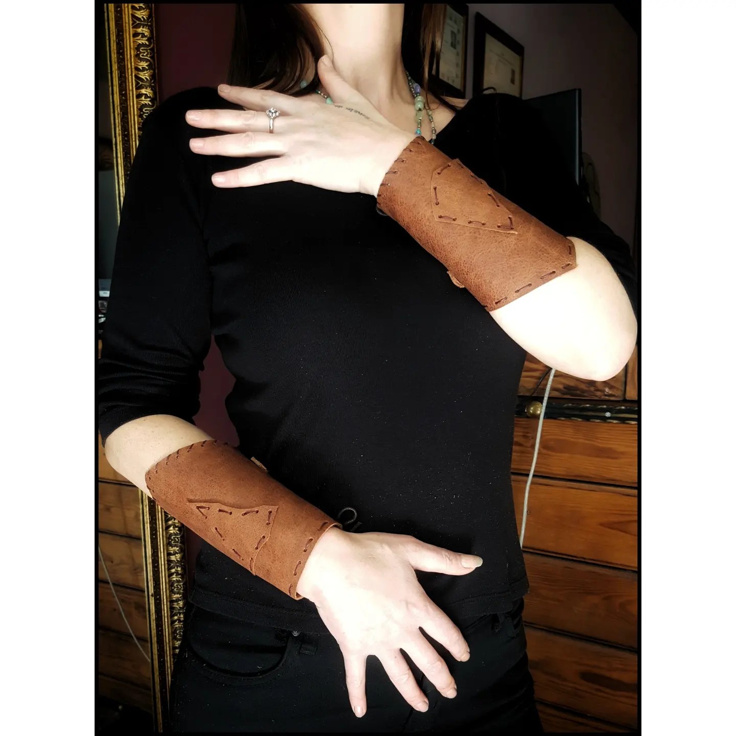 Deri Gladyatör Kolluk-Taba  