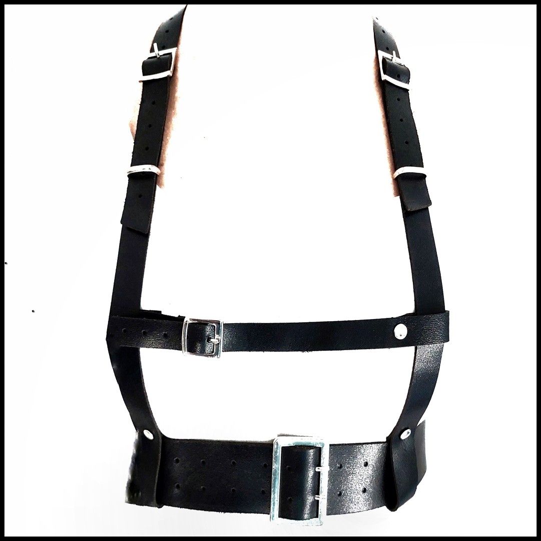 Harness Kemer, Önü Bantlı-Siyah