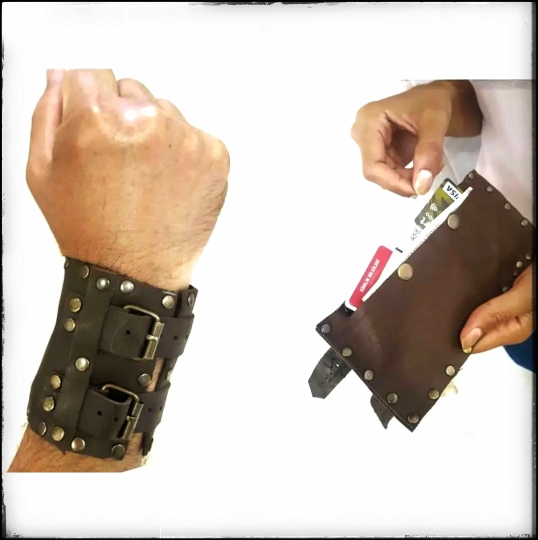 Taba-Kahverengi Deri Etek Kemer, Çanta, Bileklik Cüzdan, Küpe Set