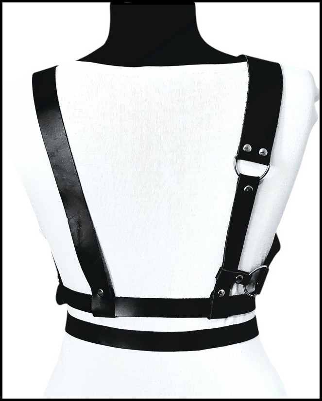 Harness Kemer, Göğsü Üçgen Formlu- Siyah