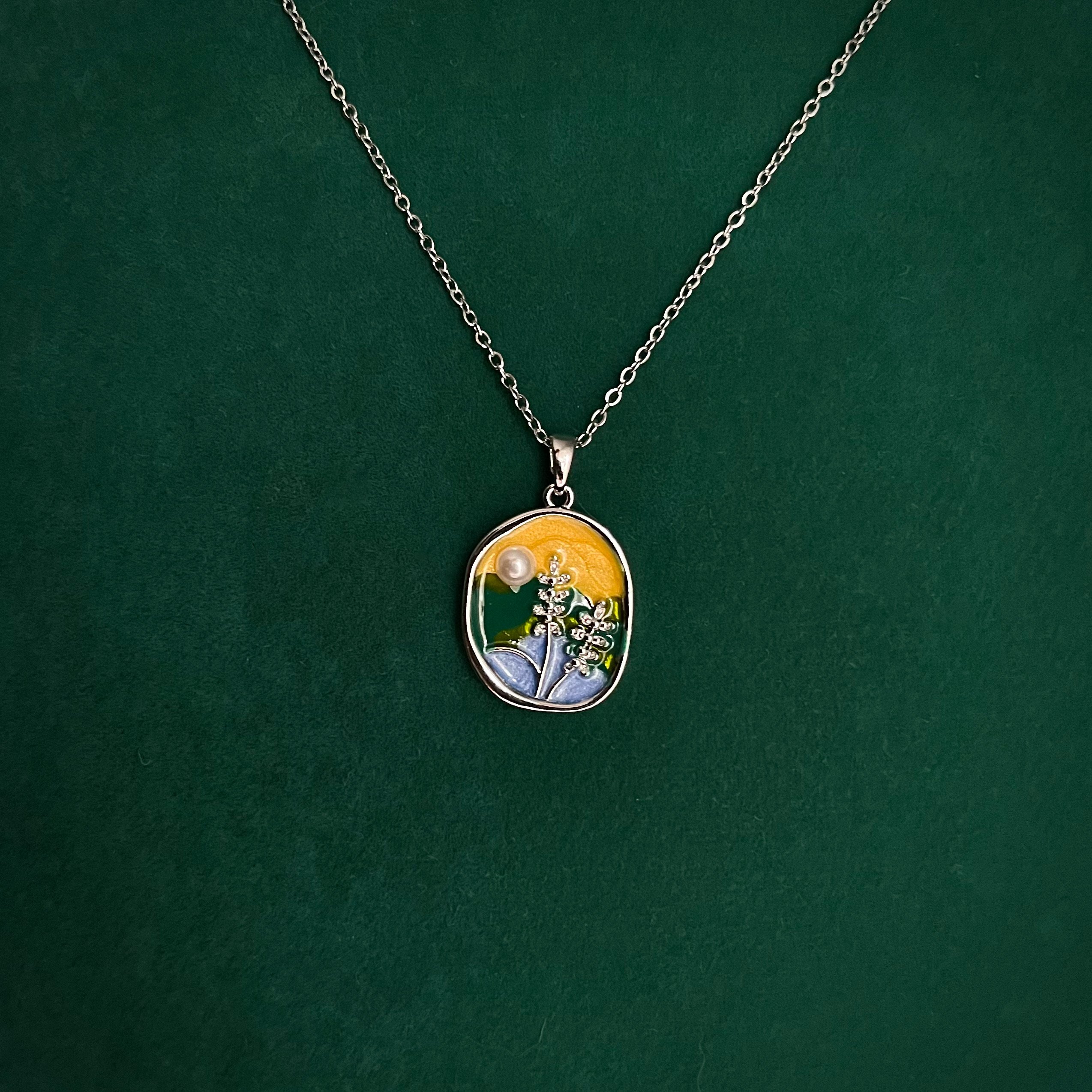 Midnight Bloom Pendant