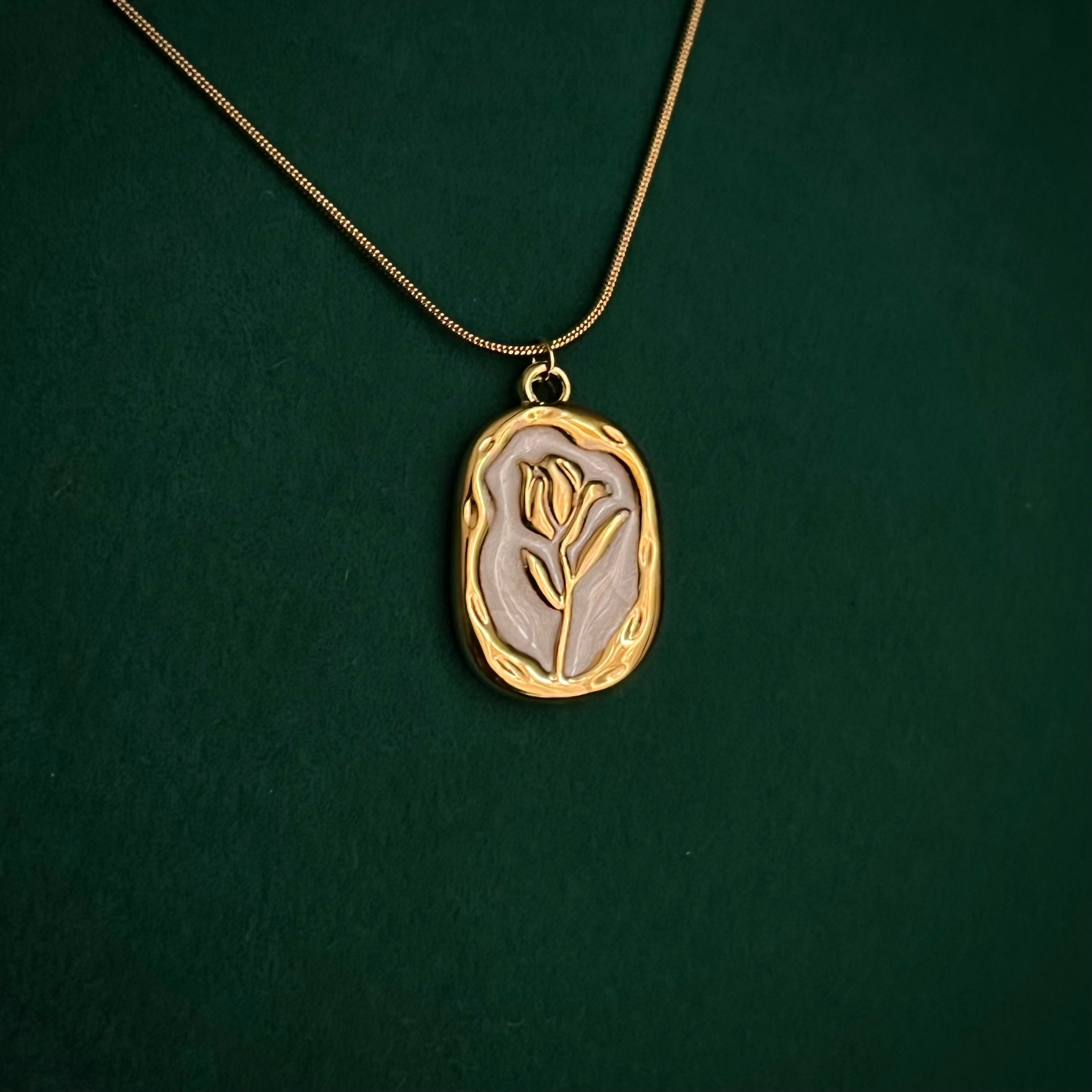 Golden Bloom Medallion