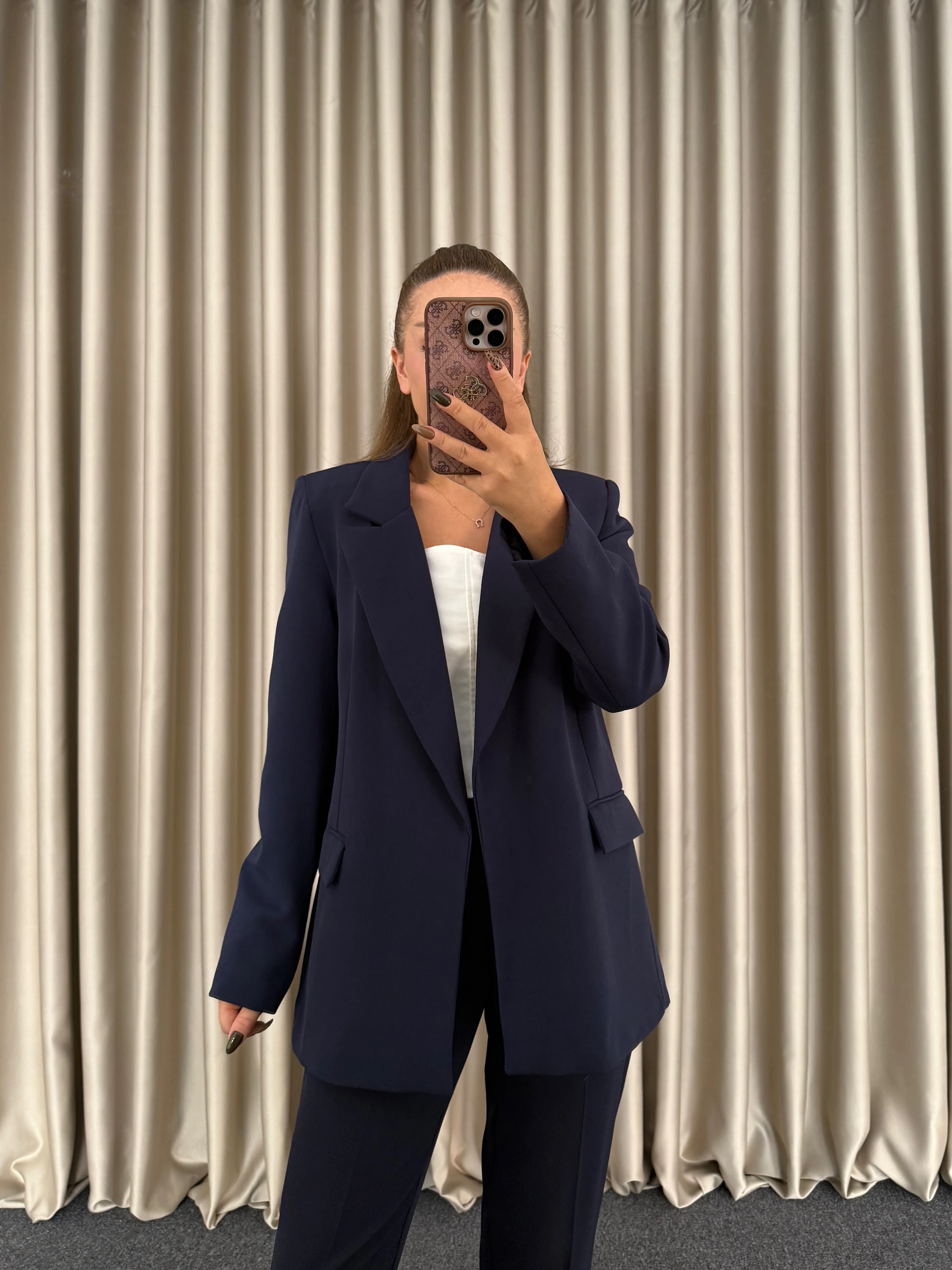 Lacivert Blazer Ceket