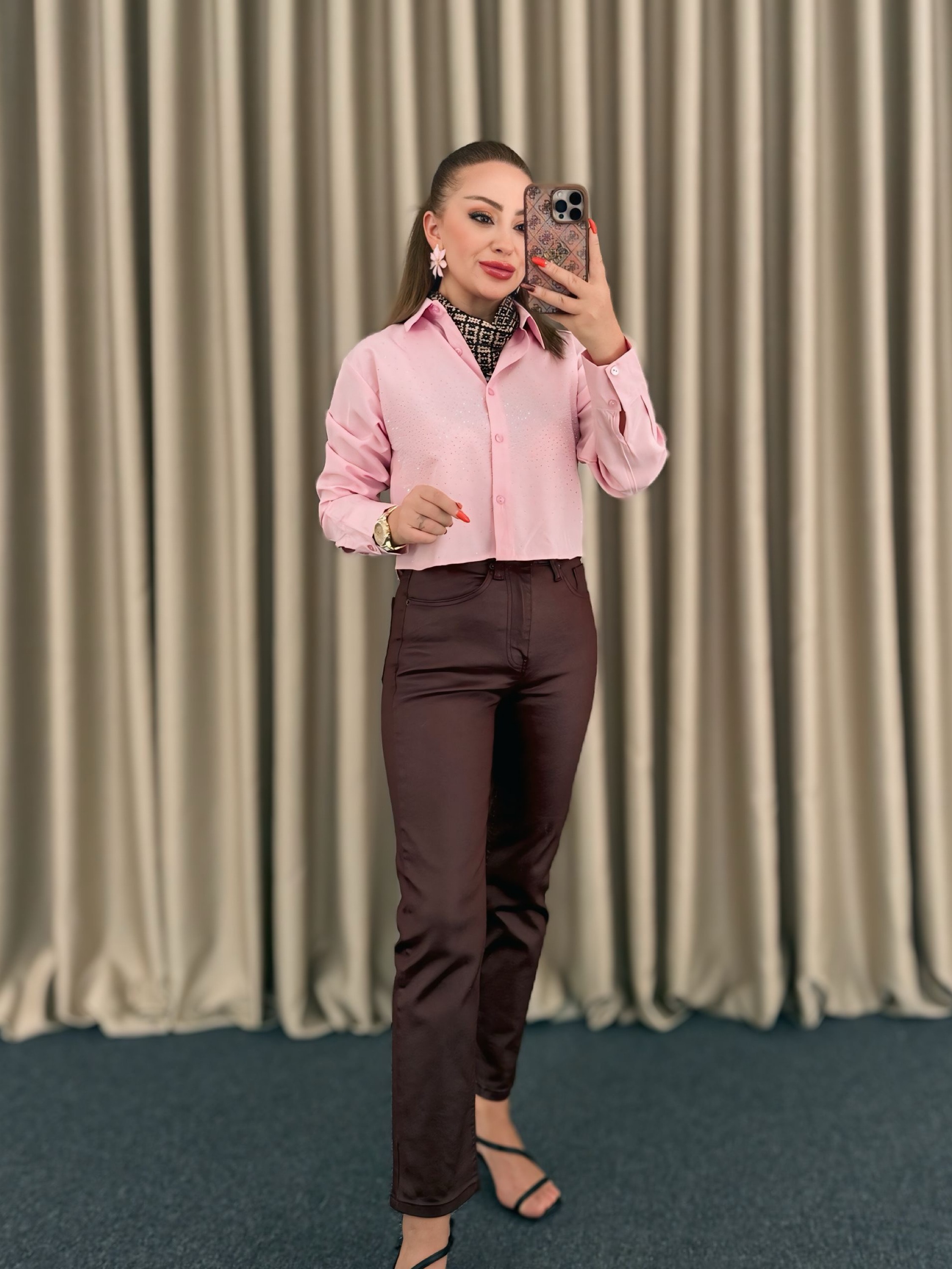 Bordo Mumlu Jean