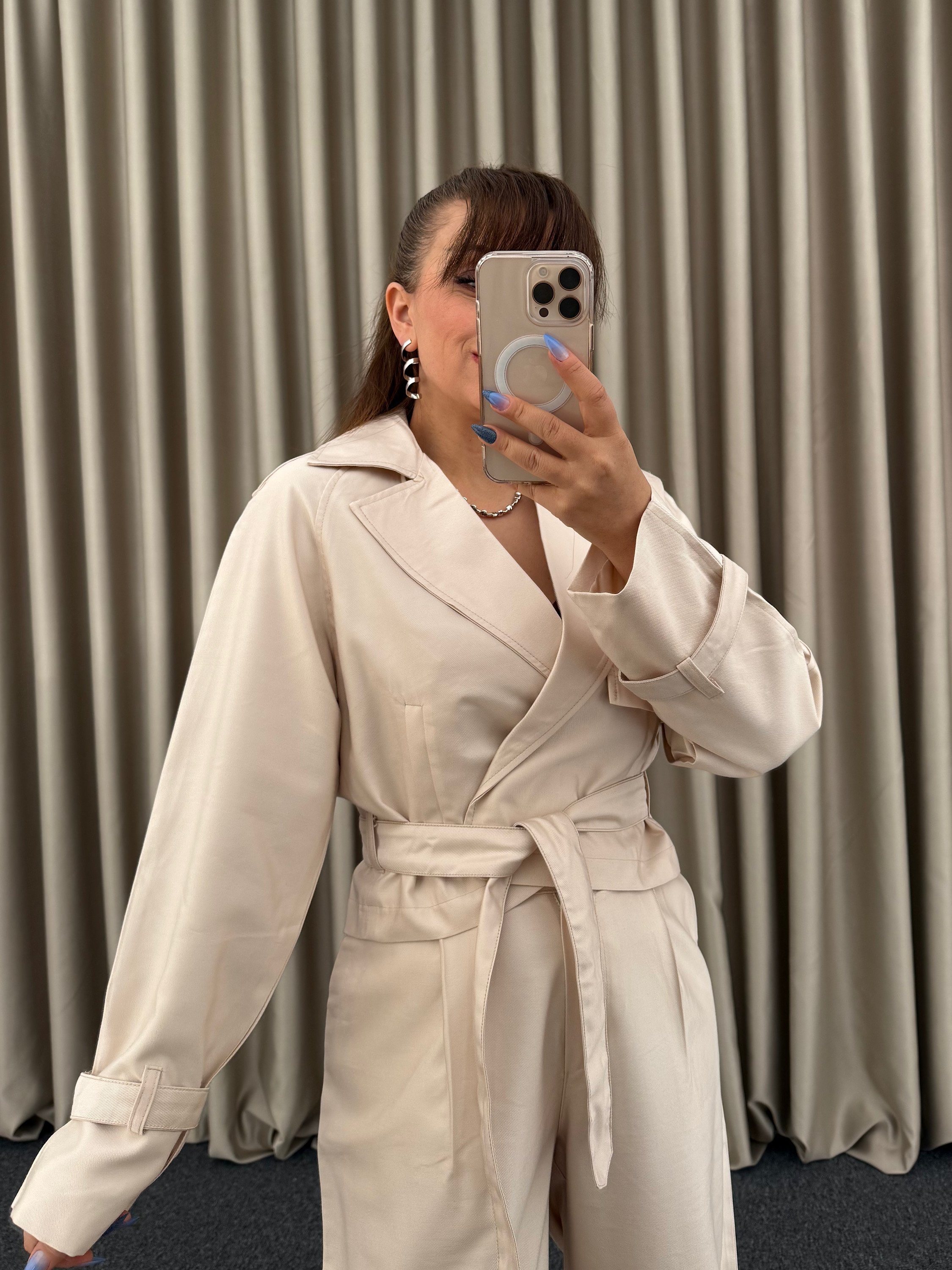 Bej Gabardin Takım
