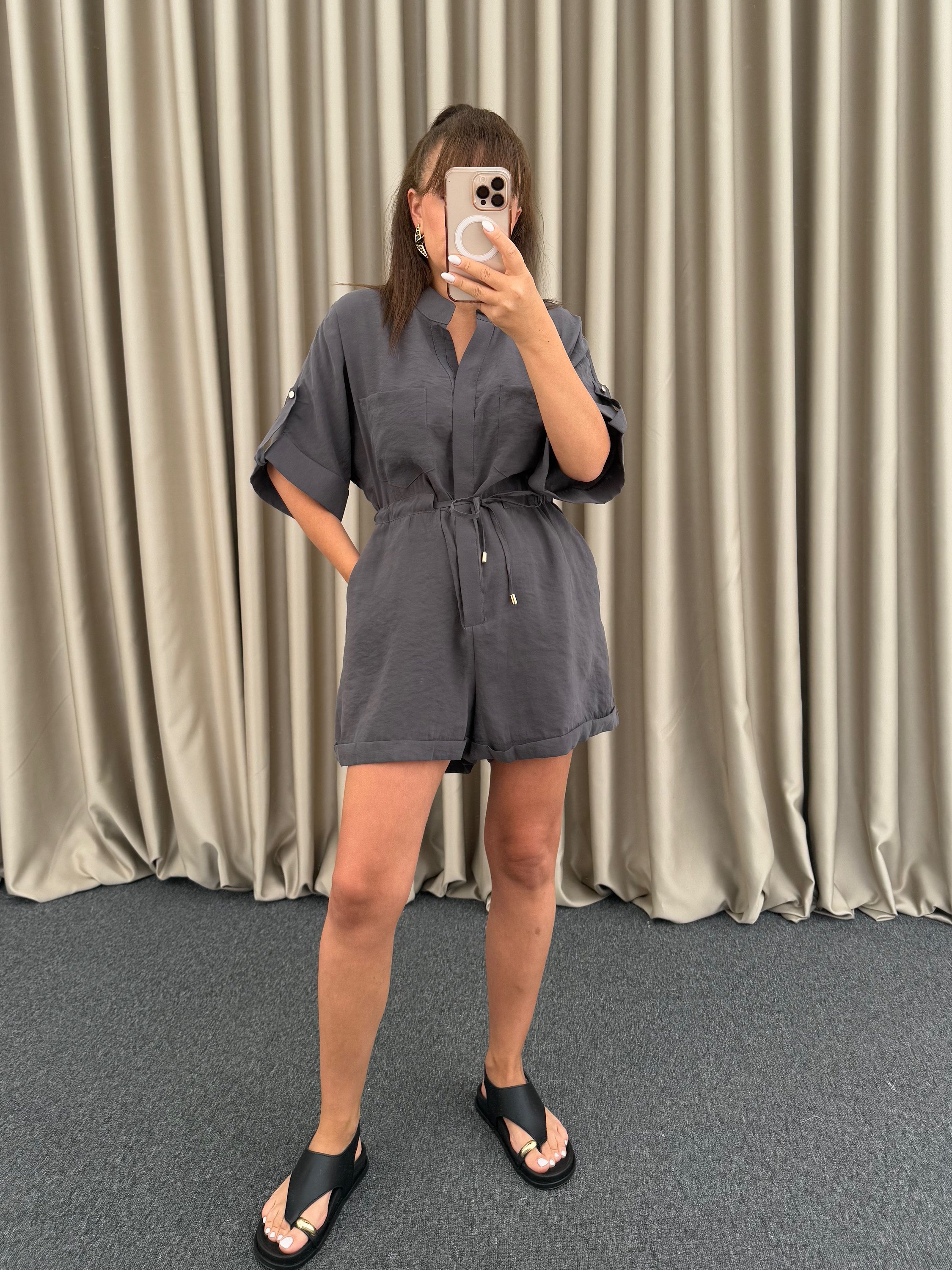Gri Tencel Tulum