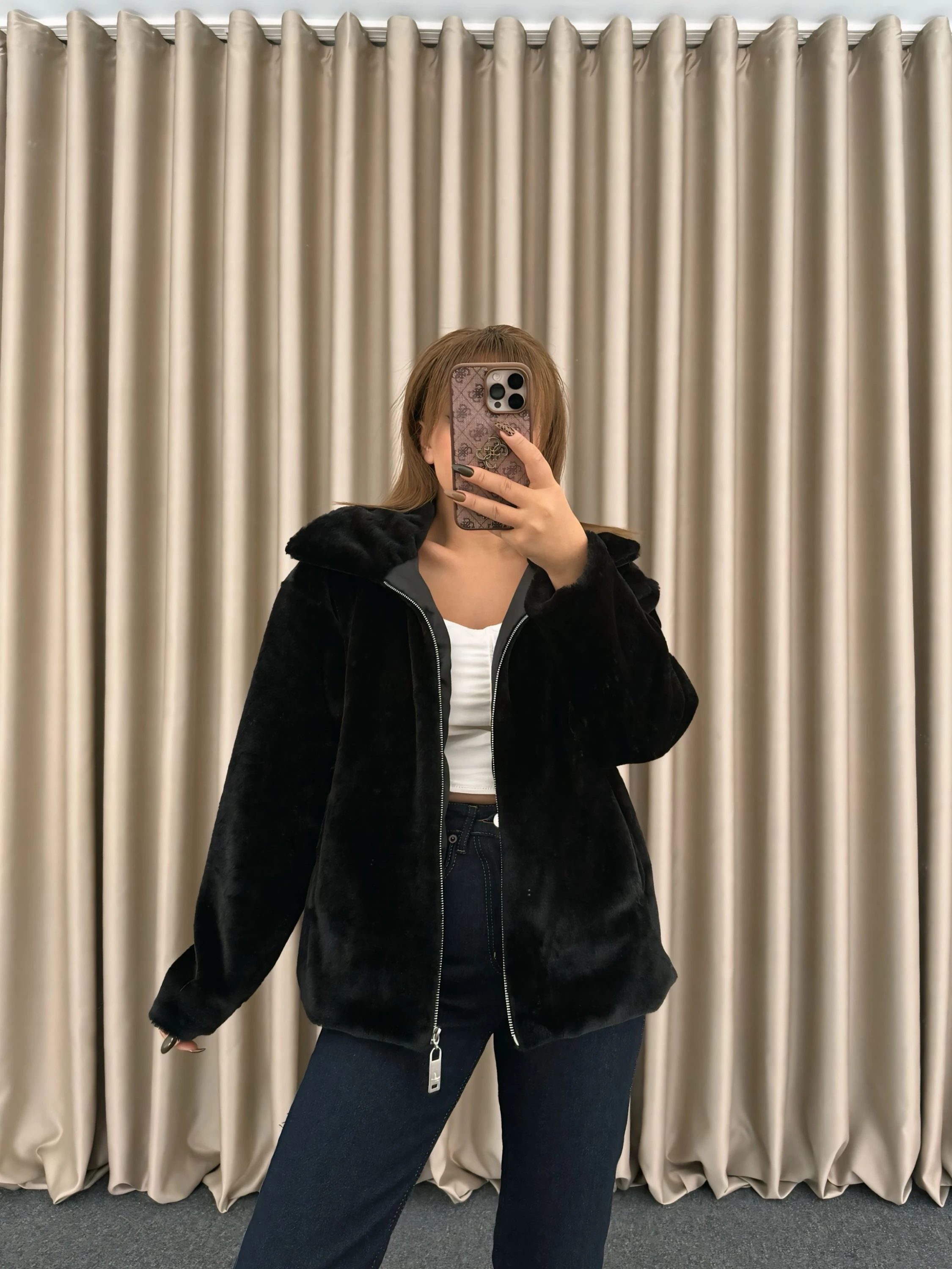 Siyah Orijinal Marka Kürk