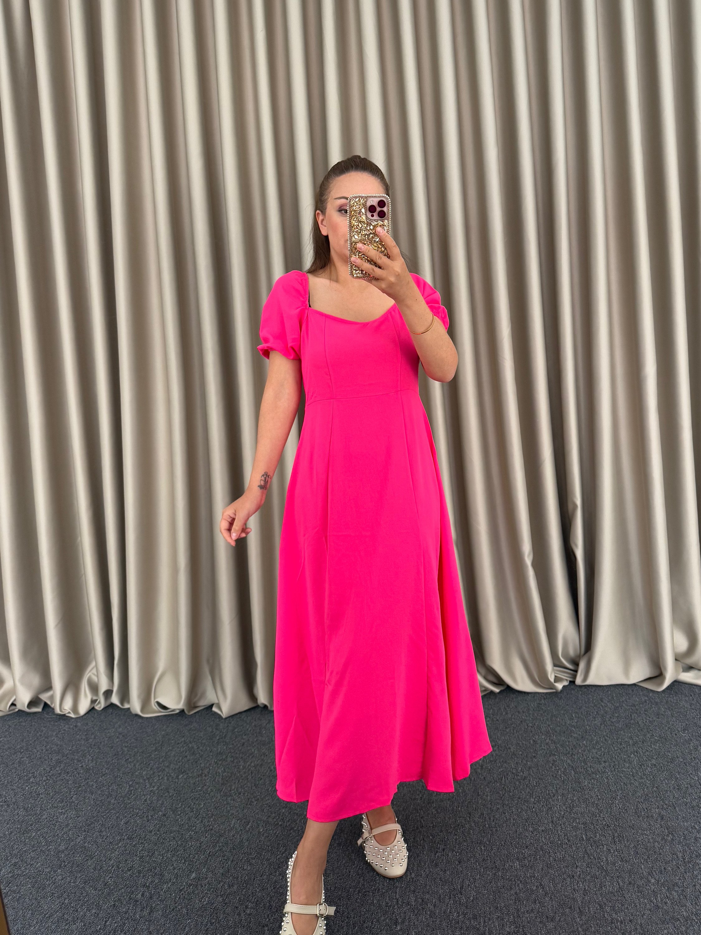Pembe Aerobin Elbise