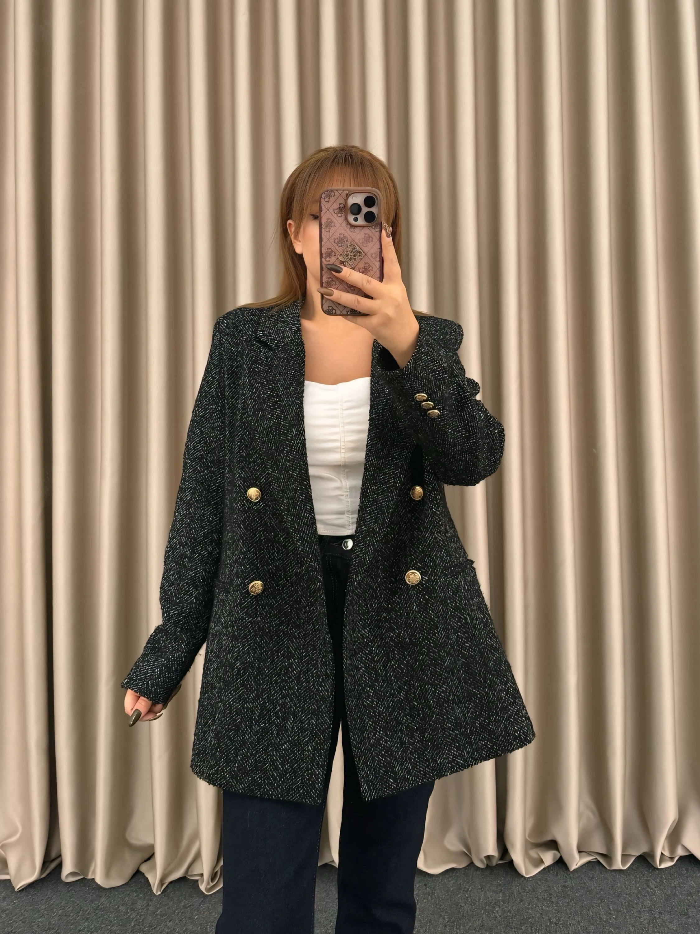 Kırçıllı Blazer Ceket