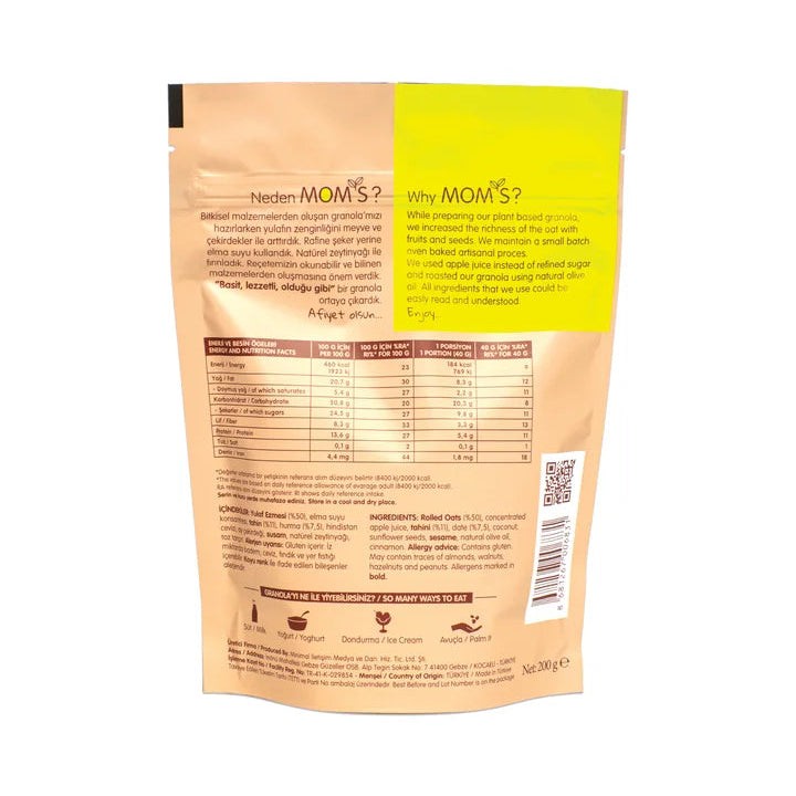 Tahin & Hurma Granola 200 gr