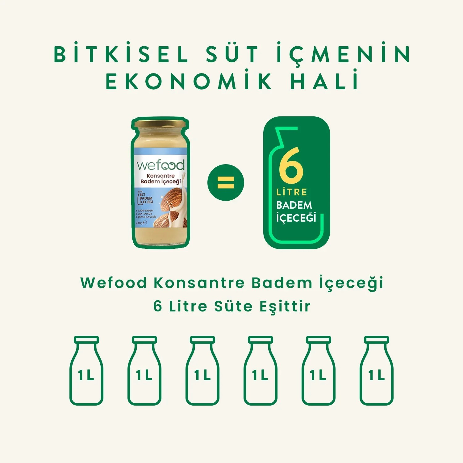 Badem Sütü Konsantresi 240 gr