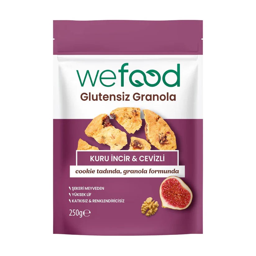 Glutensiz Granola Kuru İncir & Cevizli 250 gr